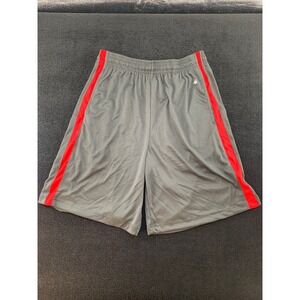 Badger Sport Men's Black Red Athletic Shorts Large Dry Wicking‎ Pockets